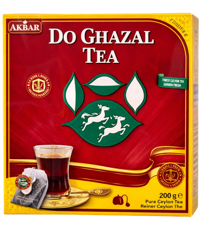 Černý Čaj Do Ghazal Akbar 100 Sáčků